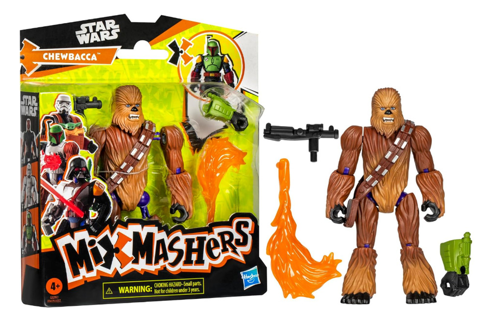 Star Wars Mix Mashers: CHEWBACCA 5" Figure (2025, Hasbro) Brand New